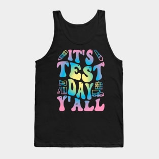 Funny Testing Day It's Test Day y'all Tank Top